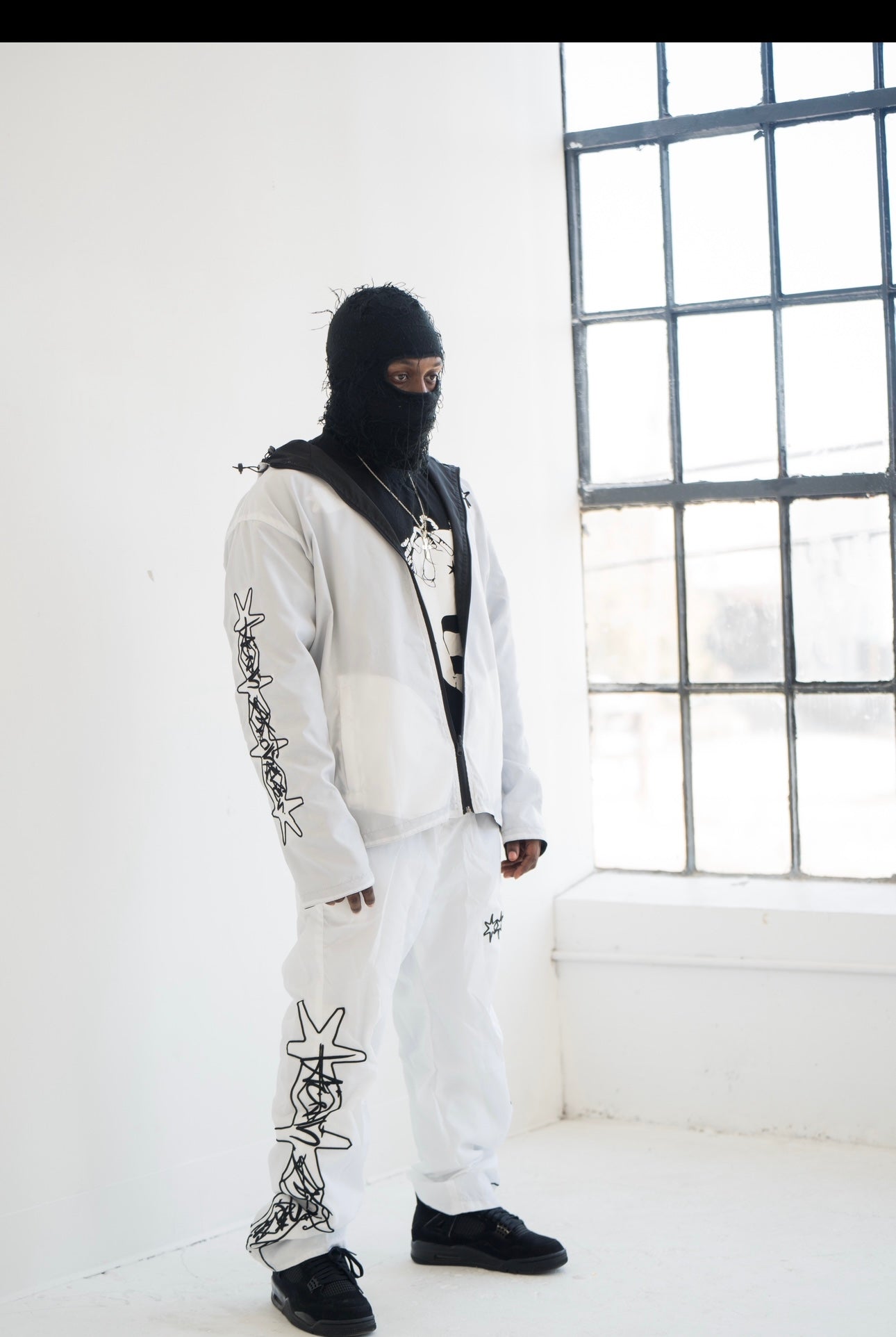 Nylon Tracksuit - White